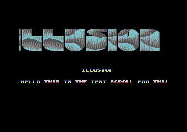 Illusion Intro (Rastersplit scroll)