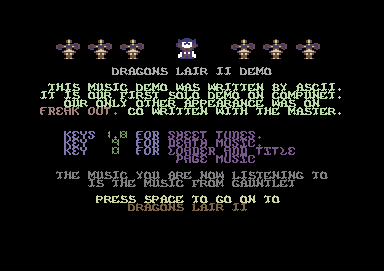 Dragon's Lair II Demo