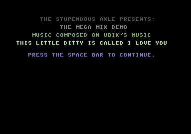 The Mega Mix Demo