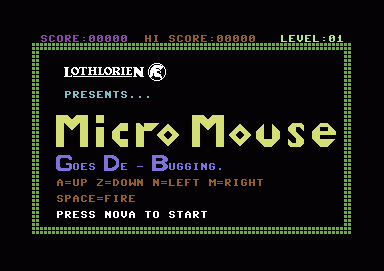 Micro Mouse Goes De-Bugging