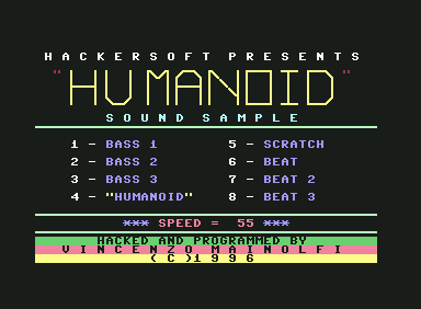 Humanoid Sound Sample