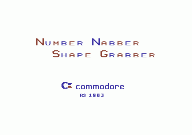 Number Nabber Shape Grabber