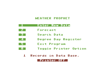 Weather Prophet