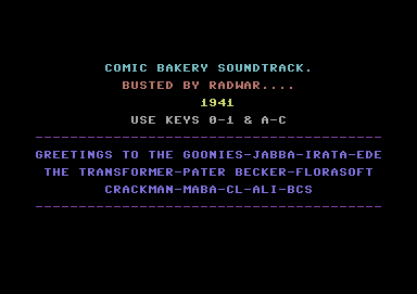 Comic Bakery Soundtrack
