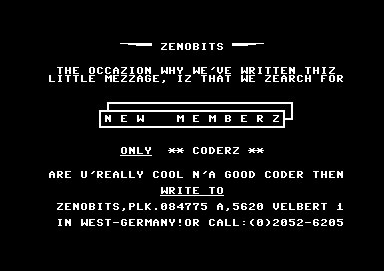Zenobits Contact Demo