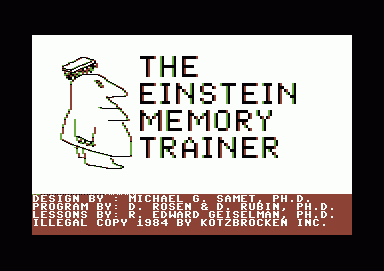 The Einstein Memory Trainer