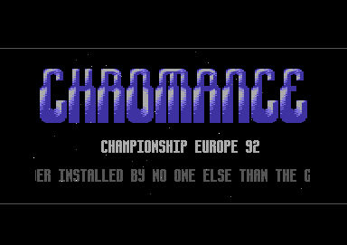 Championship of Europe 92