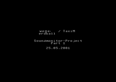 Soundmonitor Projekt 1
