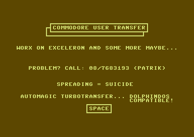 Commodore User Transfer