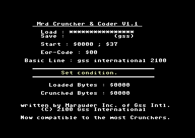 Marauder Cruncher & Coder V1.1