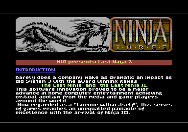 The Last Ninja III +3