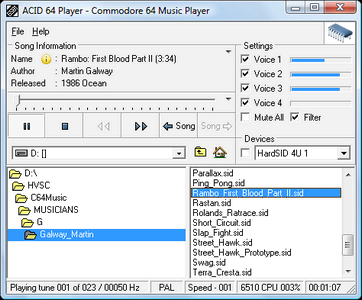 ACID 64 Player V2.4