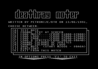 Deathray Noter v1.0
