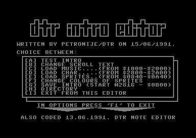 DTR Intro Editor