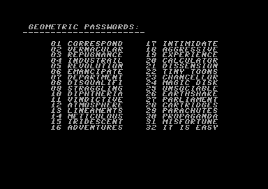 Geometric Passwords