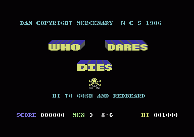 Who Dares Dies