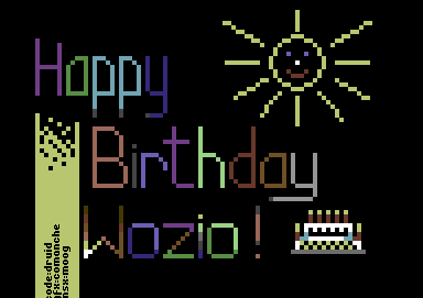 Happy Birthday Wozio