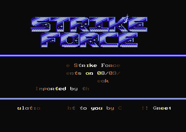 Strike Force Intro