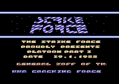 Strike Force Intro