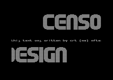 Censor Design Letter