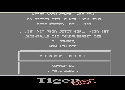 Tiger-Disk #84