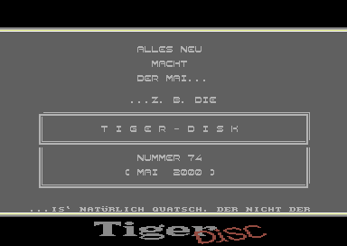 Tiger-Disk #74