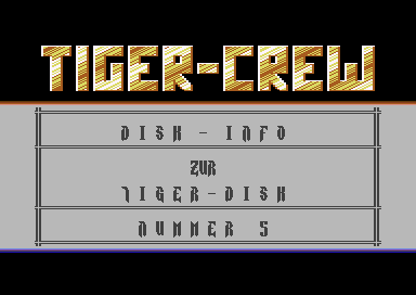 Tiger-Disk #5