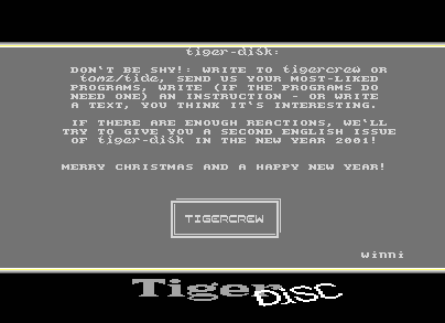 Tiger-Disk English #01