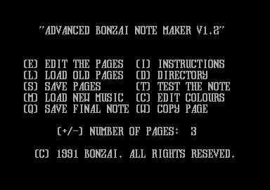 Advanced Bonzai Note Maker V1.2