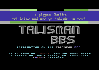 The Talisman BBS