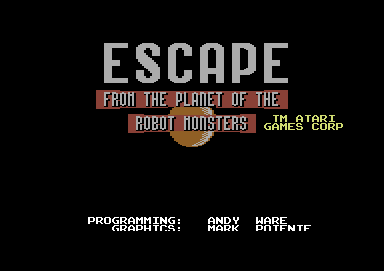 Escape from the Planet of the Robot Monsters +