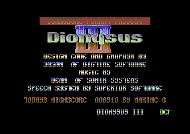 Dionysus 3 Preview