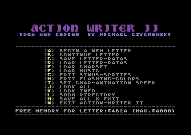 Action-Writer II