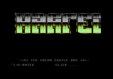 Ice Cream Castle BBS Intro