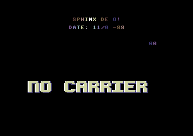 No Carrier