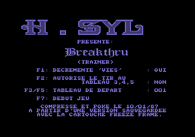 Breakthru +3