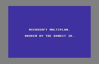 Microsoft Multiplan V1.06