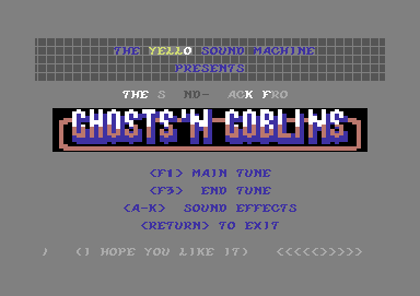 The Sound-track of Ghosts'n Goblins