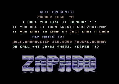 Zaphod Logo #1