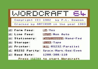 Wordcraft 64