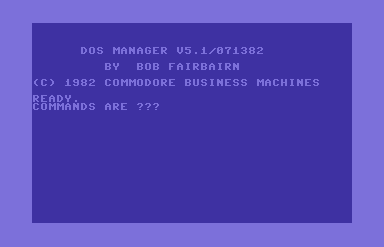 DOS Manager V5.1