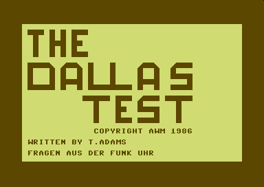 The Dallas Test