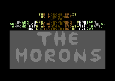 The Morons Split