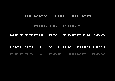 Gerry the Germ Music Pac!