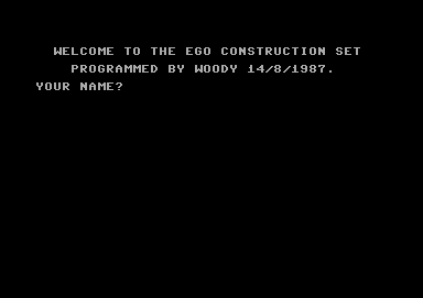 Ego Construction Set