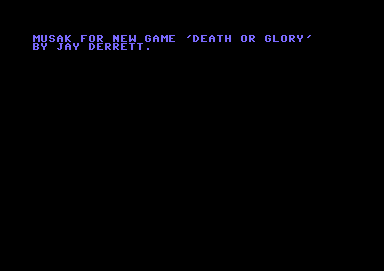 Death or Glory Music