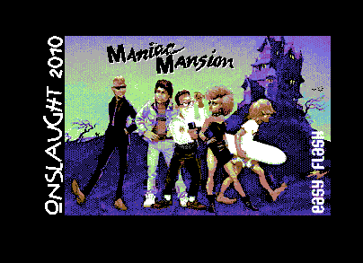 Maniac Mansion Mercury Title