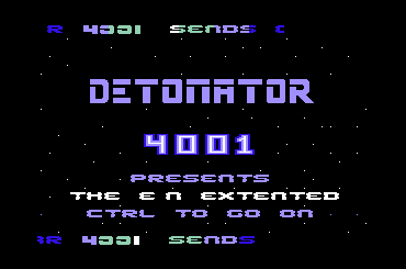 Detonator 4001 Intro