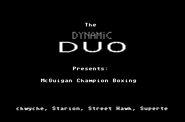 The Dynamic Duo Intro