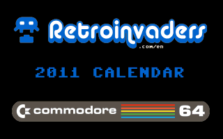 2011 C64-Retroinvaders Calendar: New Games